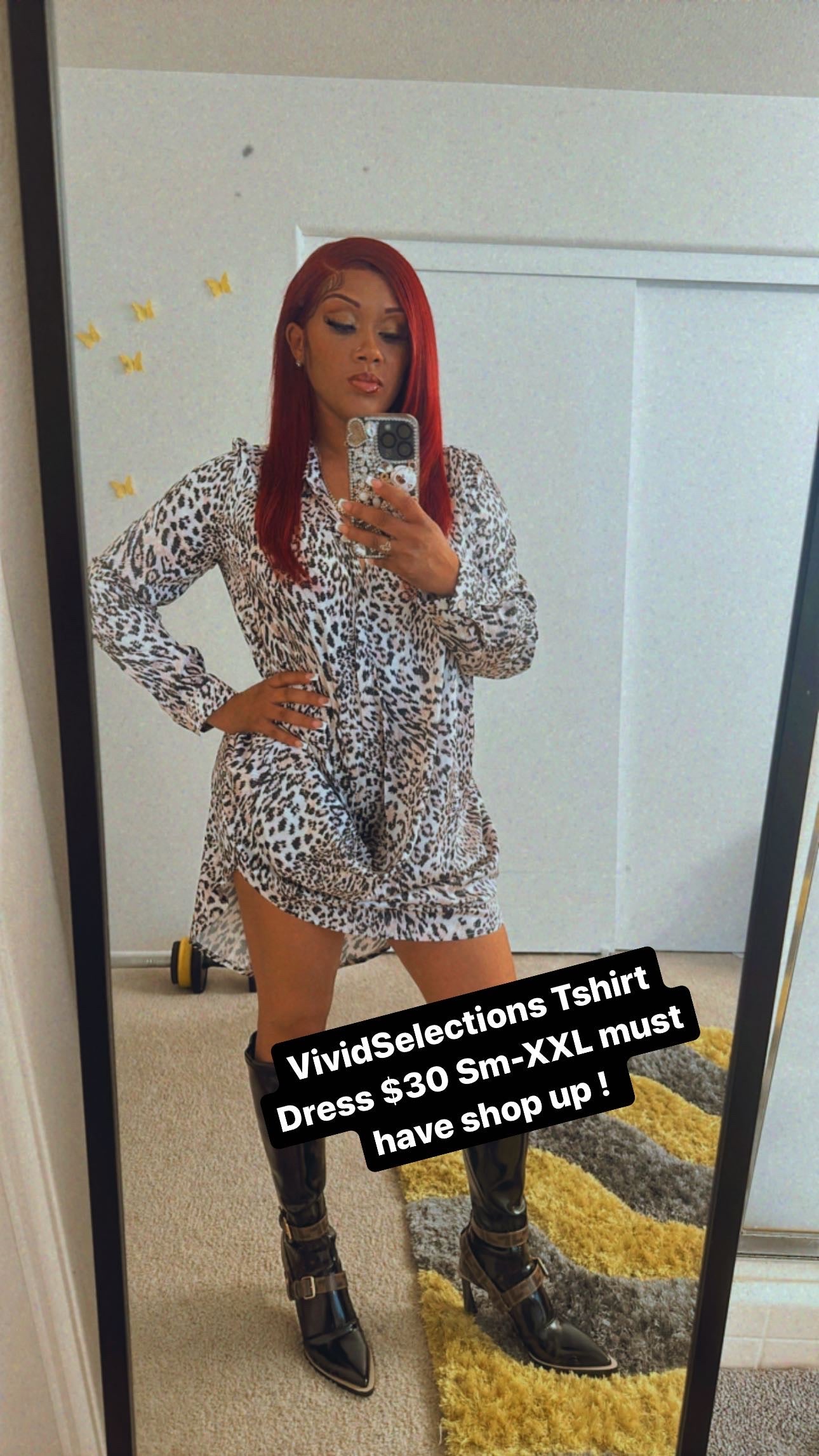 All Night Leopard Dress